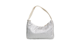 PRADA RE-EDITION 2000 OFF WHITE SATIN RHINESTONE