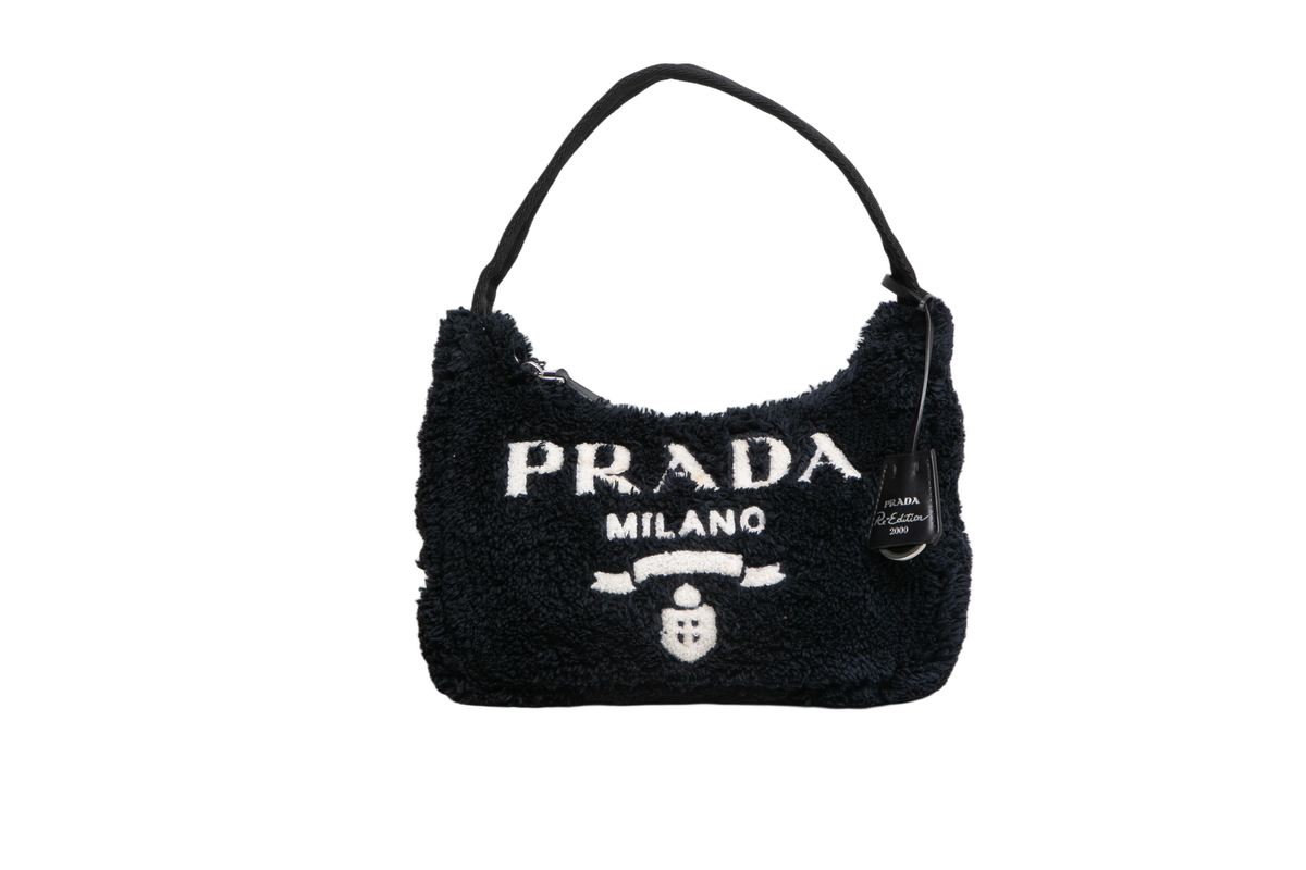 PRADA RE-EDITION 2000 SOFT TERRY BLACK
