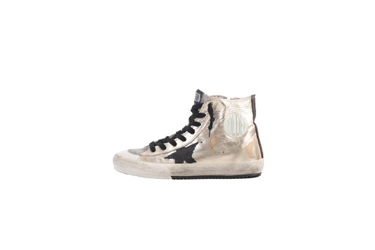 GOLDEN GOOSE SNEAKER FRANCY FIT METALLIC DELUXE BRAND