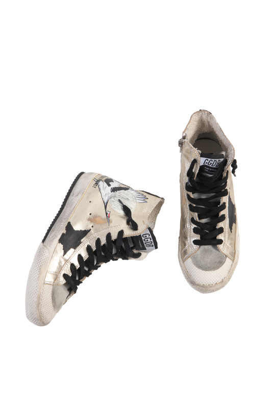 GOLDEN GOOSE SNEAKER FRANCY FIT METALLIC DELUXE BRAND