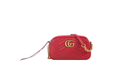 GUCCI CAMERA BAG MARMONT SMALL RED