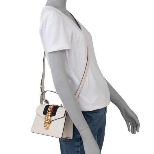GUCCI SYLVIE BAG MINI OFFWHITE