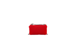 BURBERRY RED TERRY MINI LOLA LOVE CHAIN