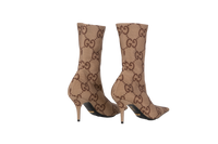 GUCCI ANKLE BOOT GG MONOGRAM BEIGE