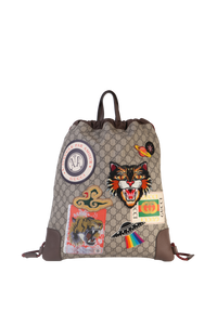 GUCCI SAC MONOGRAM TIGER PATCHES