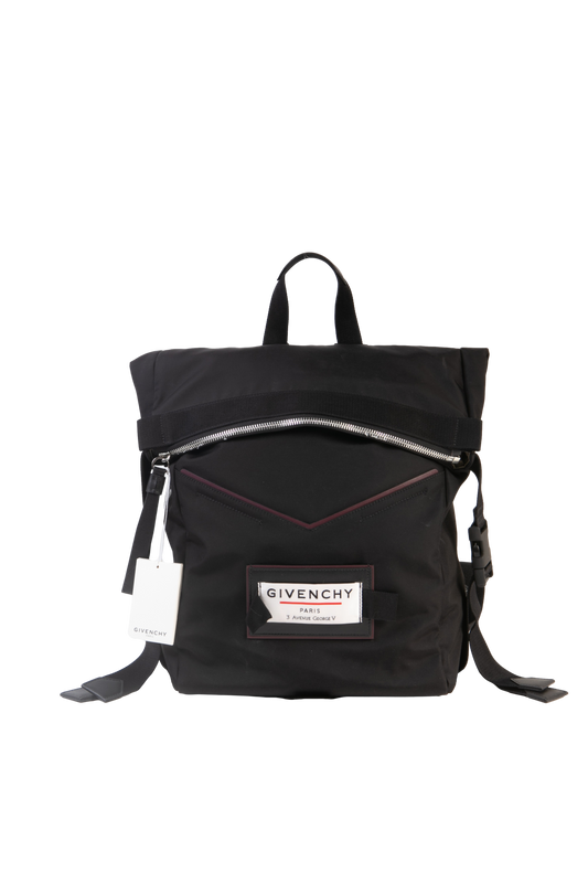 GIVENCHY DOWNTOWN NYLON BACKPACK BLACK