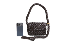 BOTTEGA KALIMERO CITTÀ INTRECCIO DARK BROWN