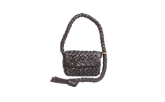 BOTTEGA KALIMERO CITTÀ INTRECCIO DARK BROWN