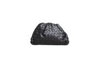 BOTTEGA TEEN POUCH INTRECCIATO BLACK
