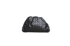 BOTTEGA TEEN POUCH INTRECCIATO BLACK