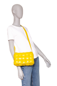BOTTEGA PADDED CASSETTE MAXI INTRECCIATO LIME