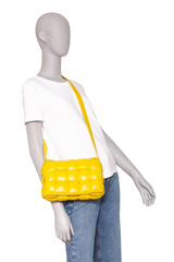 BOTTEGA PADDED CASSETTE MAXI INTRECCIATO LIME