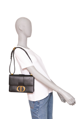 DIOR 30 MONTAIGNE LEATHER BLACK
