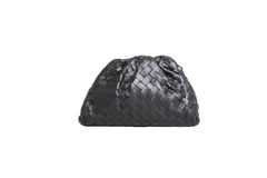 BOTTEGA TEEN POUCH INTRECCIATO BLACK