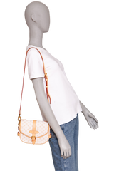 LOUIS VUITTON SAUMUR BB MONOGRAM CANVAS MASTIC CREAM