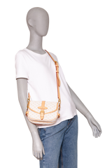 LOUIS VUITTON SAUMUR BB MONOGRAM CANVAS MASTIC CREAM