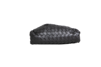BOTTEGA TEEN POUCH INTRECCIATO BLACK