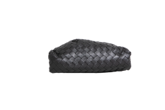 BOTTEGA TEEN POUCH INTRECCIATO BLACK