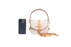 LOUIS VUITTON SAUMUR BB MONOGRAM CANVAS MASTIC CREAM