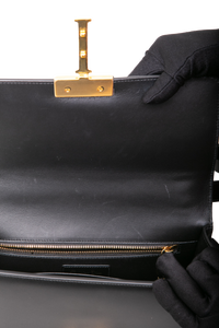 DIOR 30 MONTAIGNE LEATHER BLACK