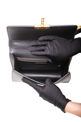 DIOR 30 MONTAIGNE LEATHER BLACK