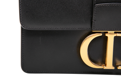 DIOR 30 MONTAIGNE LEATHER BLACK