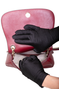 GUCCI BLONDIE CHAIN SMALL LEATHER ROSSO ANCORA