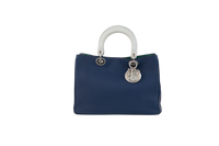 DIOR DIORISSIMO TOTE MEDIUM BLUE TRICOLOR