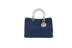 DIOR DIORISSIMO TOTE MEDIUM BLUE TRICOLOR