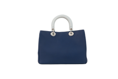 DIOR DIORISSIMO TOTE MEDIUM BLUE TRICOLOR