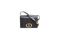 DIOR 30 MONTAIGNE LEATHER BLACK