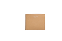 YSL PARIS EAST/WEST WALLET IN GRAIN DE POUDRE TEEK WOOD