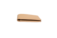 YSL PARIS EAST/WEST WALLET IN GRAIN DE POUDRE TEEK WOOD