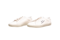 YSL SNEAKERS COURT CLASSIC SL/06 WITH EMBROIDERY ON SMOOTH LEATHER OPTICAL WHITE - 38 BR