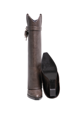 GIVENCHY SHARKLOCK COWBOY AGED LEATHER BROWN -  35,5/36 BR