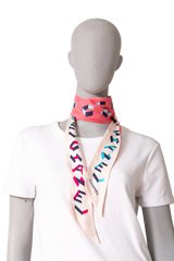 CHANEL SILK MAXI BANDEAU NECKERCHIEF MULTICOLOR