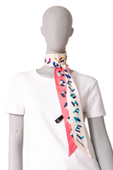 CHANEL SILK MAXI BANDEAU NECKERCHIEF MULTICOLOR