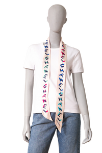 CHANEL SILK MAXI BANDEAU NECKERCHIEF MULTICOLOR