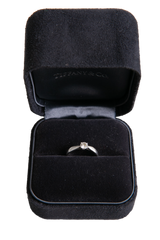 TIFFANY & CO. RING SETTING ENGAGEMENT PLATINUM DIAMOND 0.30 CARAT/PT 950