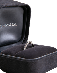TIFFANY & CO. RING SETTING ENGAGEMENT PLATINUM DIAMOND 0.30 CARAT/PT 950