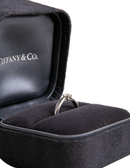 TIFFANY & CO. RING SETTING ENGAGEMENT PLATINUM DIAMOND 0.30 CARAT/PT 950