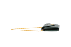 YSL WOC CASSANDRE ENVELOPE GRAIN DE POUDRE MOSS GREEN