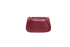 GUCCI BLONDIE CHAIN SMALL LEATHER ROSSO ANCORA