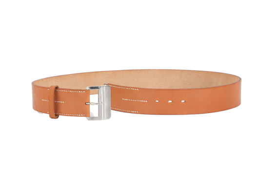 HERMÈS STIRRUP BARENIA BELT CARAMEL