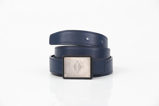 HERMÈS BELT SQUARE ROYAL & NAVY