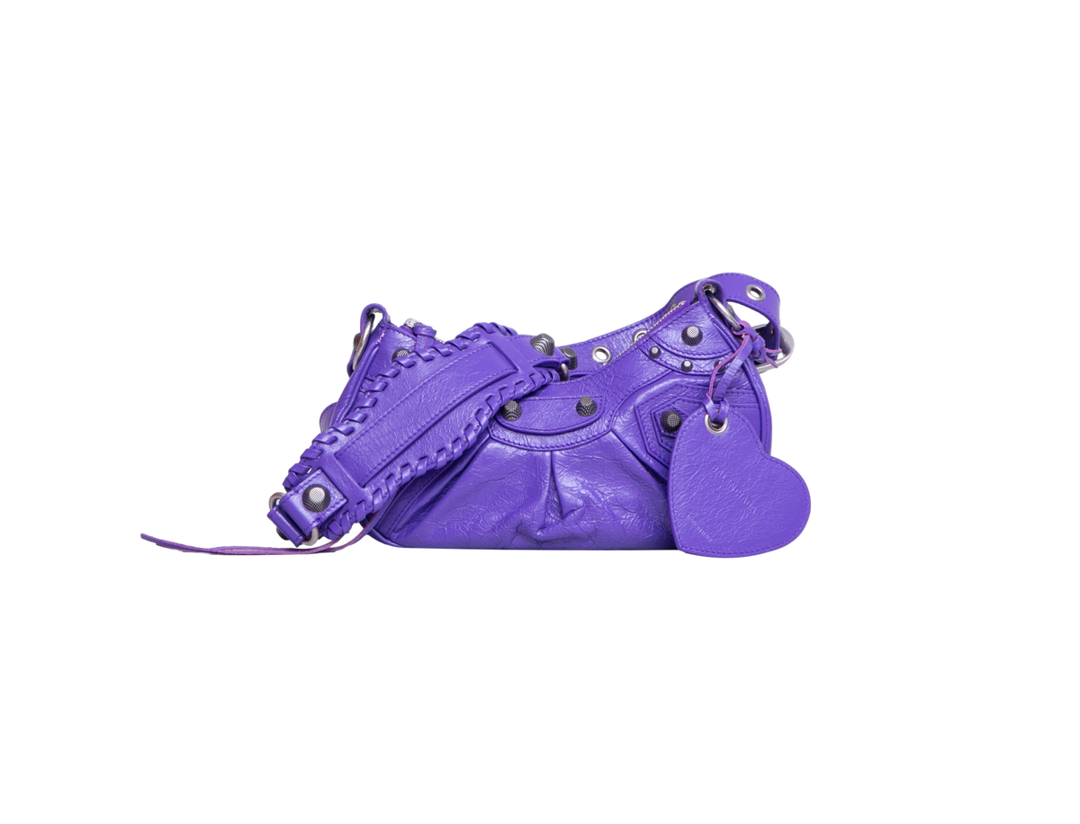 BALENCIAGA LE CAGOLE XS PURPLE