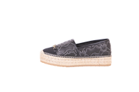 FERRAGAMO ESPADRILLE KIM GALORE IN BLACK LEATHER 1 - 41 BR