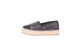FERRAGAMO ESPADRILLE KIM GALORE IN BLACK LEATHER 1 - 41 BR