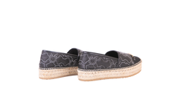FERRAGAMO ESPADRILLE KIM GALORE IN BLACK LEATHER 1 - 41 BR