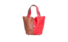 HERMÈS PICOTIN LOCK CASAQUE 22 CLEMENCE PALLADIUM HWDR
